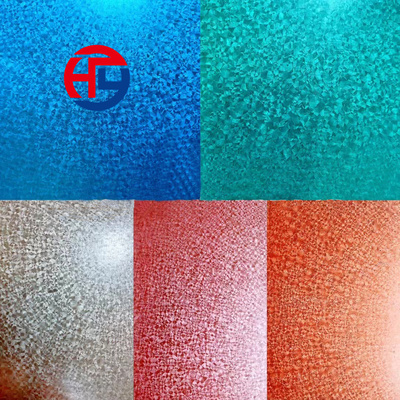 Anti-finger green color galvalume steel sheet