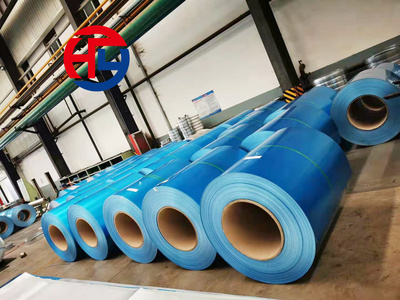 Galvalume steel with blue color AFP