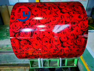 Prepainted colorful pattern steel sheet